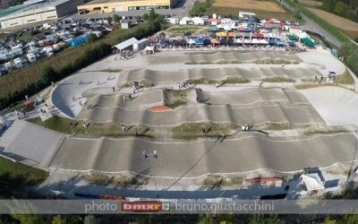 SPETTACOLARE VEDUTA AEREA DELL’ARENA BMX FRIULI