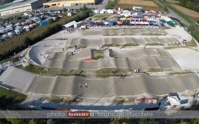 SPETTACOLARE VEDUTA AEREA DELL’ARENA BMX FRIULI